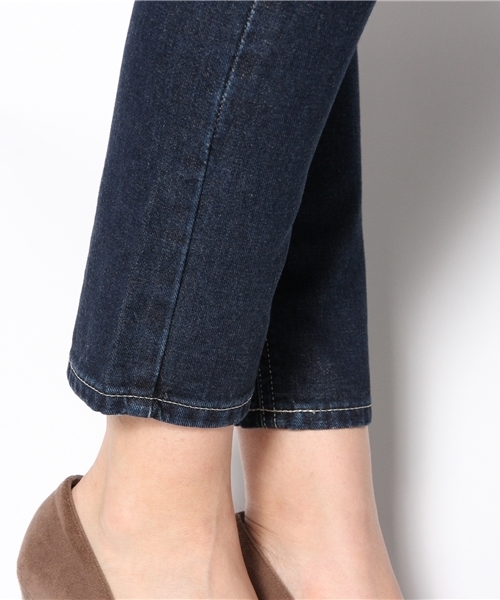 Lee（リー）の「【LEE4月号掲載】Leeアンクルスキニーデニムパンツ（デニムパンツ・レディース・インディゴブルー/ライトインディゴブルー/ホワイト・MEDIUM/X-SMALL/SMALL/LARGE）」の4枚目の写真