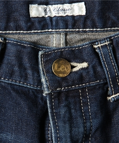 Lee（リー）の「【LEE4月号掲載】Leeアンクルスキニーデニムパンツ（デニムパンツ・レディース・インディゴブルー/ライトインディゴブルー/ホワイト・MEDIUM/X-SMALL/SMALL/LARGE）」の8枚目の写真