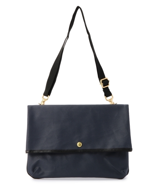 BEAUTY&YOUTH UNITED ARROWS（ビューティーアンドユースユナイテッドアローズ）の「BY コーティング クラッチショルダーバッグ ¨ ∴ §§◆（ショルダーバッグ・メンズ・ダークグリーン/ネイビー/グレー/ブラック/コバルトブルー/その他1・フリー）」の4枚目の写真