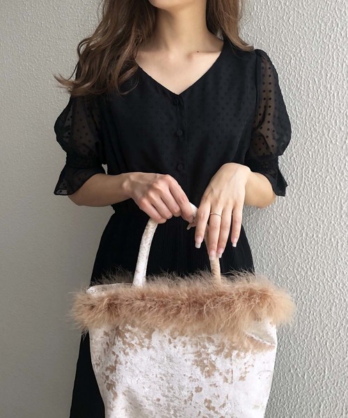 one after another NICE CLAUP（ワンアフターアナザーナイスクラップ）の「【Web限定 】プリーツロングワンピース（ワンピース・レディース・ブラック/ミント/サックスブルー/マルチ/ピンク系その他・FREE）」の11枚目の写真