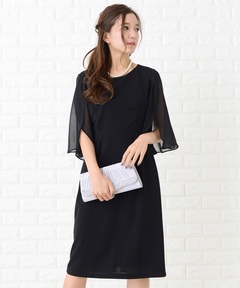 BORDERS at BALCONY/ボーダーズアットバルコニー】ROUND PEPLUM MINI
