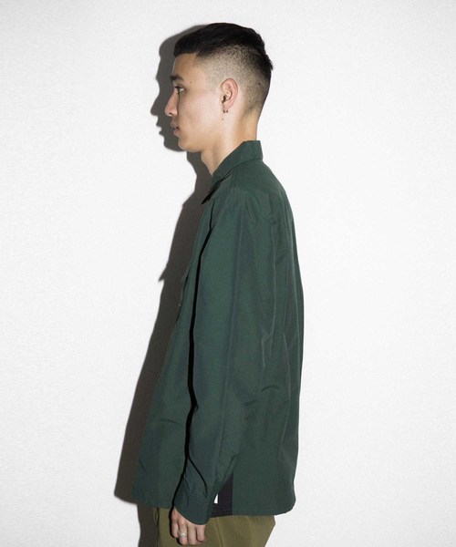 XLARGE(エクストララージ)の「NYLON WORK SHIRT(シャツ/ブラウス・メンズ・ブラック/ダークオリーブ・SMALL/MEDIUM/LARGE/X-LARGE)」の4枚目の写真