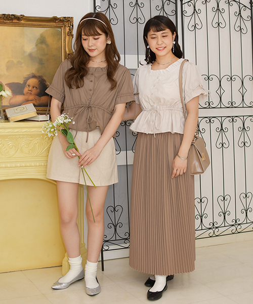 PairPair(ペアペア)の「リボン付きギャザーフリルブラウス(シャツ/ブラウス・レディース・ベージュ/オフホワイト/ピンク/モカ・FREE)」の6枚目の写真