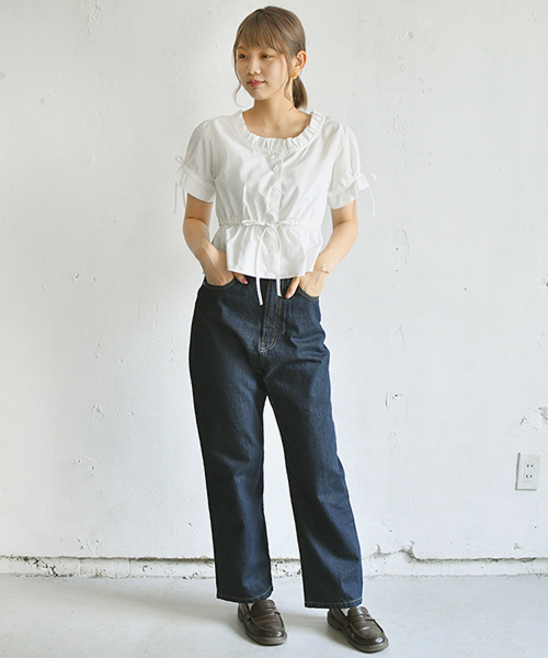 PairPair(ペアペア)の「リボン付きギャザーフリルブラウス(シャツ/ブラウス・レディース・ベージュ/オフホワイト/ピンク/モカ・FREE)」の7枚目の写真