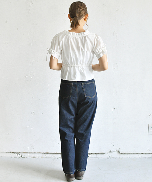 PairPair(ペアペア)の「リボン付きギャザーフリルブラウス(シャツ/ブラウス・レディース・ベージュ/オフホワイト/ピンク/モカ・FREE)」の9枚目の写真