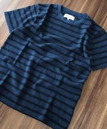 Hub&Spoke | 鹿の子ボーダーTシャツ(Tシャツ/カットソー)