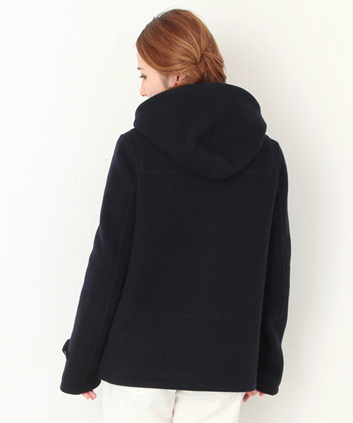 Ray BEAMS（レイビームス）の「JACKSON MATISSE×Ray BEAMS / 別注 ショートダッフル（ダッフルコート・レディース・ベージュ/ネイビー・SMALL/X-SMALL）」の3枚目の写真