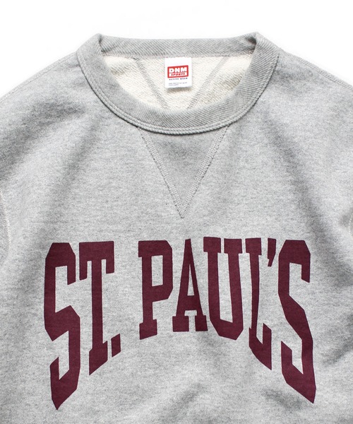 Denime（ドゥニーム）の「SWEATSHIRT ST.PAULS プリントクルーネックスウェット（スウェット・メンズ・杢グレー・SMALL/MEDIUM/LARGE/X-LARGE/XX-LARGE）」の5枚目の写真