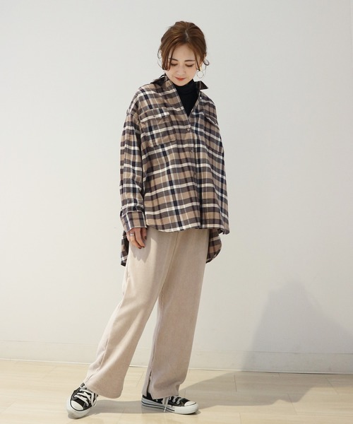 AMERICAN HOLIC(アメリカンホリック)の「ベア天竺ハイネックプルオーバー *(Tシャツ/カットソー・レディース・アイボリー/ブラック/ベージュ/ブラウン/その他9・MEDIUM/LARGE)」の9枚目の写真