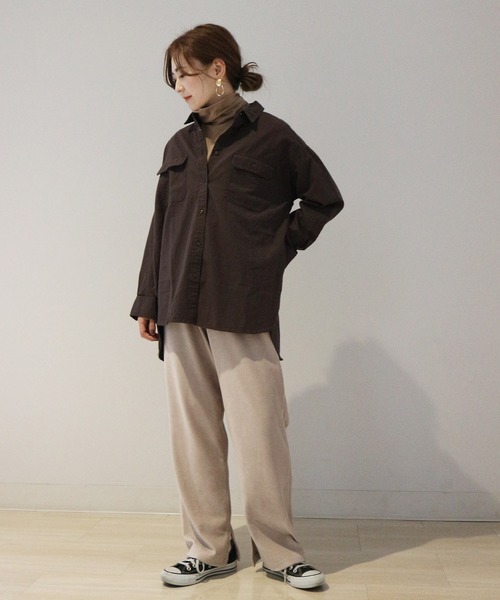 AMERICAN HOLIC(アメリカンホリック)の「ベア天竺ハイネックプルオーバー *(Tシャツ/カットソー・レディース・アイボリー/ブラック/ベージュ/ブラウン/その他9・MEDIUM/LARGE)」の11枚目の写真