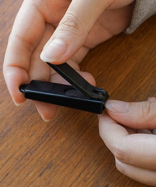 PAPERSKY（ペーパースカイ）の「PAPERSKY Nail Clipper ペーパースカイ ネイルクリッパー コンパクトな爪切り ミニ（ネイル用品/ネイルケア・メンズ・ブラック・FREE）」の5枚目の写真