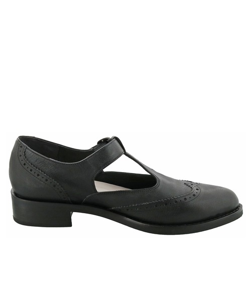 apres(アプレ)の「〈apres(アプレ)〉Tストラップシューズ(パンプス・レディース・ブラック/ブラック×ホワイト/ベージュ・22.5cm/23.0cm/23.5cm/24.0cm/24.5cm)」の11枚目の写真