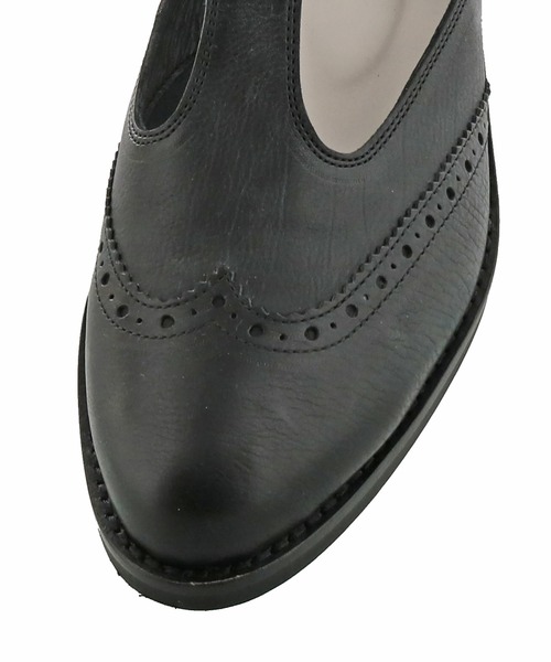 apres(アプレ)の「〈apres(アプレ)〉Tストラップシューズ(パンプス・レディース・ブラック/ブラック×ホワイト/ベージュ・22.5cm/23.0cm/23.5cm/24.0cm/24.5cm)」の10枚目の写真