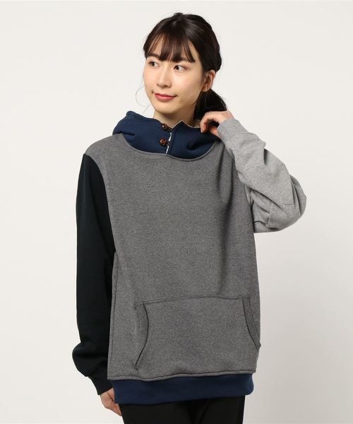 Bling Leads（ブリングリーズ）の「《ISLAND PEAK》フード裏ボア 裏起毛プルパーカー（パーカー・レディース・その他1/ブラック/チャコール/ライトグレー/ネイビー/ベージュ/その他2/杢グレー・LARGE/MEDIUM/X-LARGE）」の17枚目の写真
