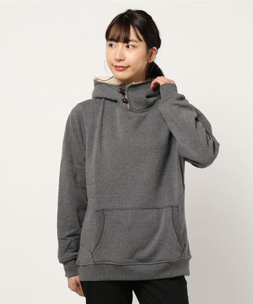 Bling Leads（ブリングリーズ）の「《ISLAND PEAK》フード裏ボア 裏起毛プルパーカー（パーカー・レディース・その他1/ブラック/チャコール/ライトグレー/ネイビー/ベージュ/その他2/杢グレー・LARGE/MEDIUM/X-LARGE）」の16枚目の写真