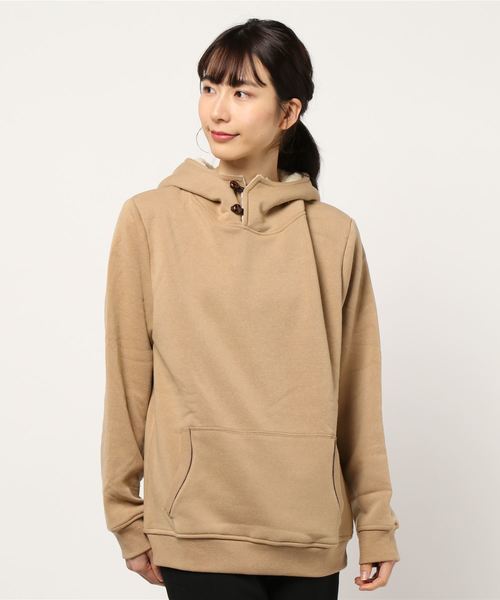 Bling Leads（ブリングリーズ）の「《ISLAND PEAK》フード裏ボア 裏起毛プルパーカー（パーカー・レディース・その他1/ブラック/チャコール/ライトグレー/ネイビー/ベージュ/その他2/杢グレー・LARGE/MEDIUM/X-LARGE）」の15枚目の写真