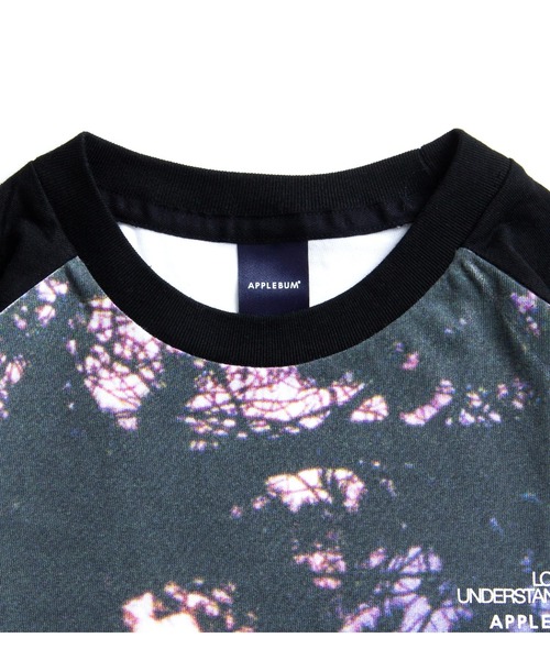 APPLEBUM（アップルバム）の「"Lover's Rock" Raglan 3/4 T-shirt（Tシャツ/カットソー・メンズ・ブラック×ホワイト・MEDIUM/LARGE/X-LARGE/XX-LARGE）」の3枚目の写真