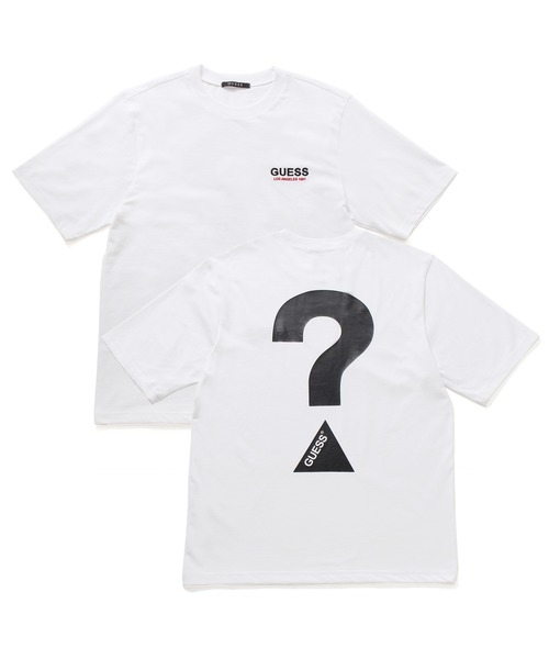 Guess(�Q�X)��Unisex Big Question? Logo Tee(T�V���c/�J�b�g�\�[)