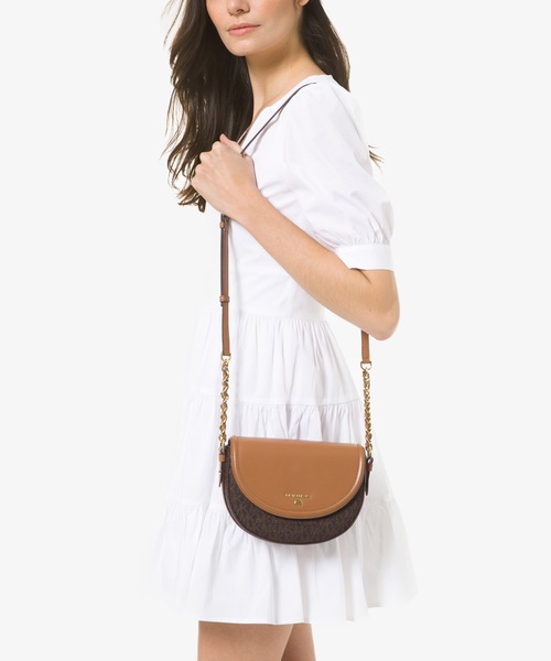 新品 マイケルコース MICHAEL KORS ショルダーバッグ LOGO HALF DOME  