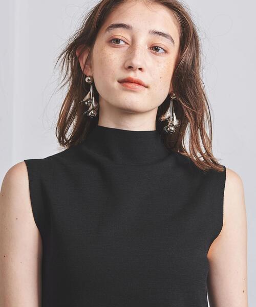 UNITED ARROWS（ユナイテッドアローズ）の「UBCB LY/C/S ボトルネック ノースリーブ ニット（ニット/セーター・レディース・パープル/ブラウン/ブラック・FREE）」の22枚目の写真