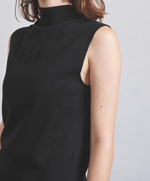 UNITED ARROWS（ユナイテッドアローズ）の「UBCB LY/C/S ボトルネック ノースリーブ ニット（ニット/セーター・レディース・パープル/ブラウン/ブラック・FREE）」の21枚目の写真