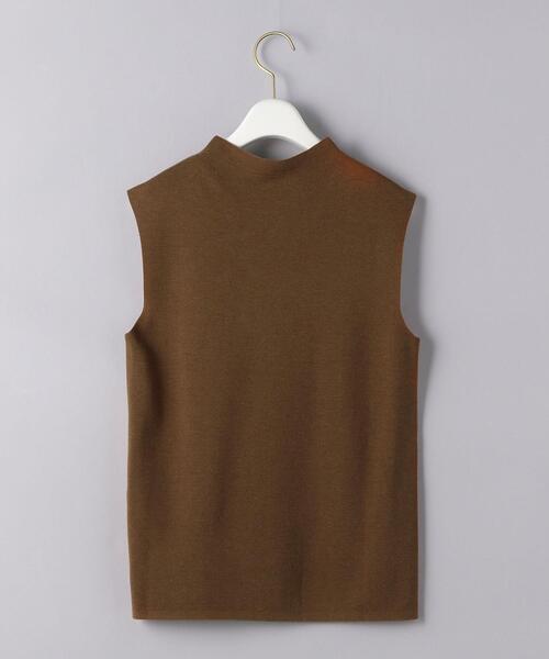 UNITED ARROWS（ユナイテッドアローズ）の「UBCB LY/C/S ボトルネック ノースリーブ ニット（ニット/セーター・レディース・パープル/ブラウン/ブラック・FREE）」の13枚目の写真