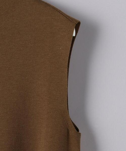 UNITED ARROWS（ユナイテッドアローズ）の「UBCB LY/C/S ボトルネック ノースリーブ ニット（ニット/セーター・レディース・パープル/ブラウン/ブラック・FREE）」の10枚目の写真