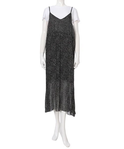 fifth（フィフス）の「小花柄ギャザーキャミワンピセット（ワンピース・レディース・グリーン/オレンジ/ブラック・MEDIUM）」の14枚目の写真