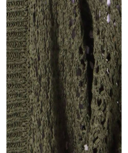 dazzlin（ダズリン）の「フリンジディティールカーデ（カーディガン/ボレロ・レディース・ベージュ/オフホワイト/カーキ・FREE）」の20枚目の写真