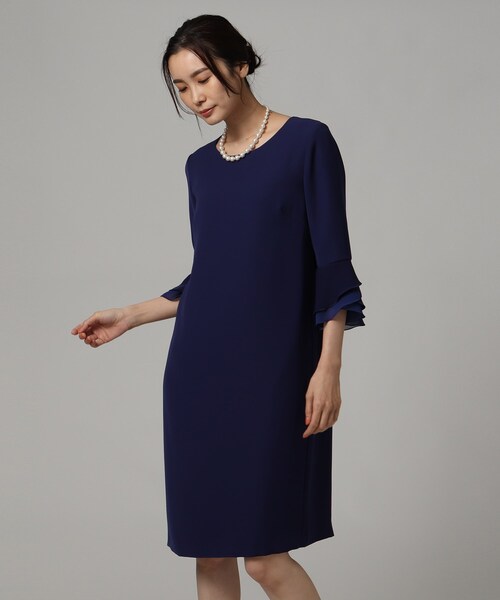 セール 洗える ミリオーネツイル フレアスリーブワンピース ワンピース Untitled アンタイトル のファッション通販 Zozotown