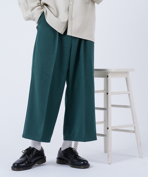 kutir（クティール）の「1タックワイドスラックス（その他パンツ・メンズ・グリーン/オレンジ/ブラック・SMALL/MEDIUM/LARGE）」の3枚目の写真