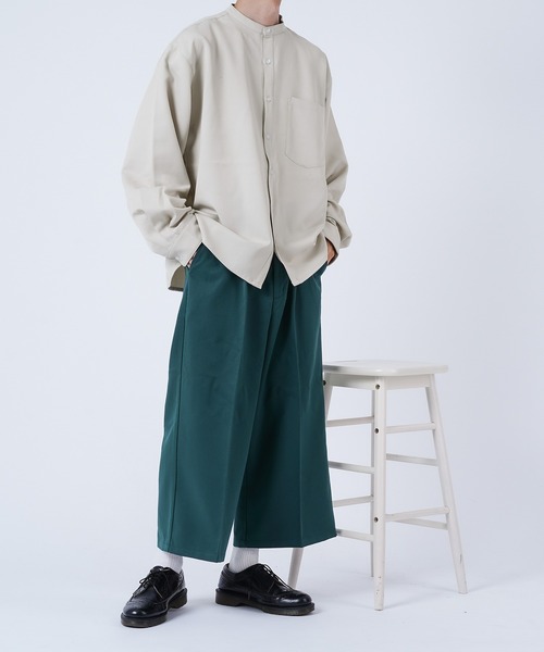 kutir（クティール）の「1タックワイドスラックス（その他パンツ・メンズ・グリーン/オレンジ/ブラック・SMALL/MEDIUM/LARGE）」の6枚目の写真