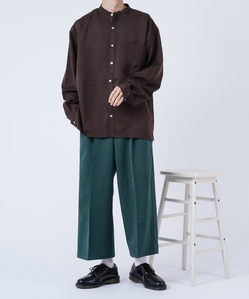 kutir（クティール）の「1タックワイドスラックス（その他パンツ・メンズ・グリーン/オレンジ/ブラック・SMALL/MEDIUM/LARGE）」の7枚目の写真