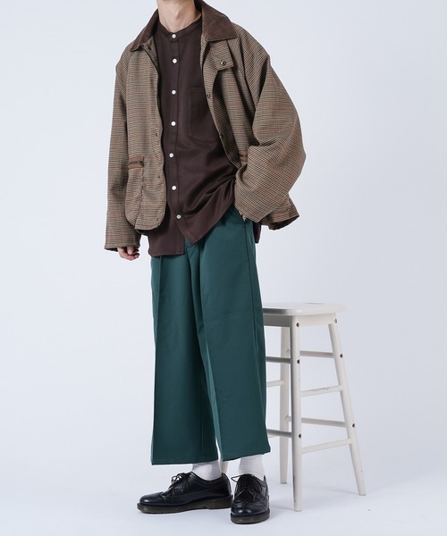 kutir（クティール）の「1タックワイドスラックス（その他パンツ・メンズ・グリーン/オレンジ/ブラック・SMALL/MEDIUM/LARGE）」の18枚目の写真