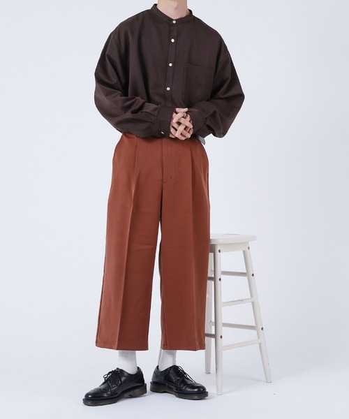 kutir（クティール）の「1タックワイドスラックス（その他パンツ・メンズ・グリーン/オレンジ/ブラック・SMALL/MEDIUM/LARGE）」の19枚目の写真