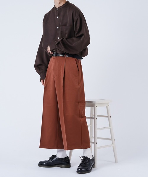 kutir（クティール）の「1タックワイドスラックス（その他パンツ・メンズ・グリーン/オレンジ/ブラック・SMALL/MEDIUM/LARGE）」の22枚目の写真