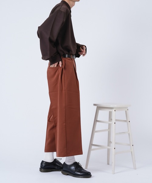 kutir（クティール）の「1タックワイドスラックス（その他パンツ・メンズ・グリーン/オレンジ/ブラック・SMALL/MEDIUM/LARGE）」の21枚目の写真