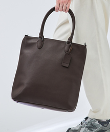 【WEB別注】シボレザー 縦型 2WAYトートバッグ