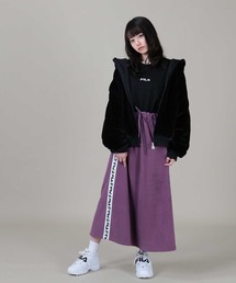 FILA フリース スカート ベージュ　XLサイズ 54236073b_b_03_215.jpg