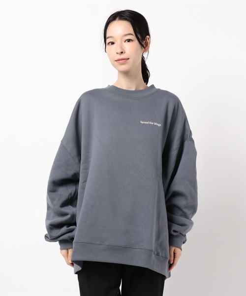 apres jour mignon(アプレジュールミニョン)の「アソートプリントルーズスウェット【ZOZOTOWN限定アイテム】(スウェット・レディース・ブラック/ブラック系その他/ボルドー/アイボリー/クリーム/ブルー系その他/グレイッシュベージュ/モカ/その他/ダークブラウン/パープル/ブラック系その他2・X-LARGE/フリー)」の17枚目の写真