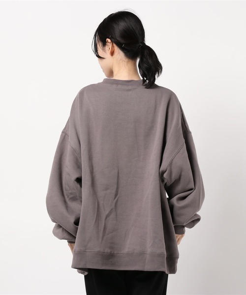 apres jour mignon(アプレジュールミニョン)の「アソートプリントルーズスウェット【ZOZOTOWN限定アイテム】(スウェット・レディース・ブラック/ブラック系その他/ボルドー/アイボリー/クリーム/ブルー系その他/グレイッシュベージュ/モカ/その他/ダークブラウン/パープル/ブラック系その他2・X-LARGE/フリー)」の20枚目の写真