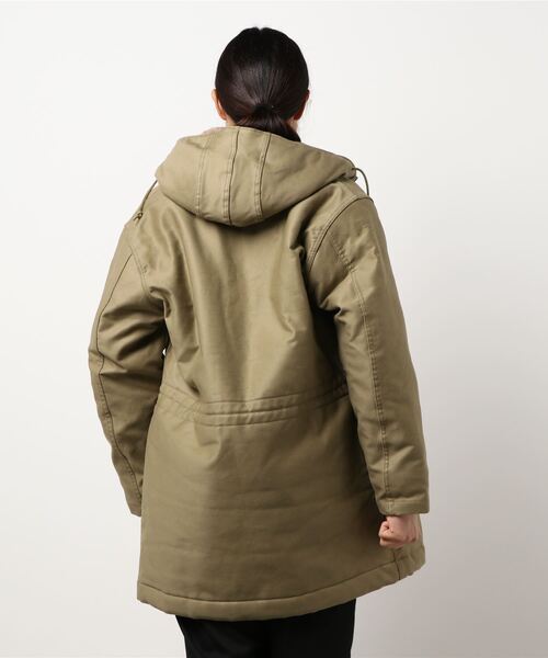 HOUSTON(ヒューストン)の「HOUSTON/ヒューストン N-1 DECK COAT(ミリタリージャケット・メンズ・ベージュ・MEDIUM/LARGE)」の3枚目の写真
