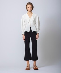 ESTNATION（エストネーション）の「COLUMN / 襟レースブラウス（シャツ