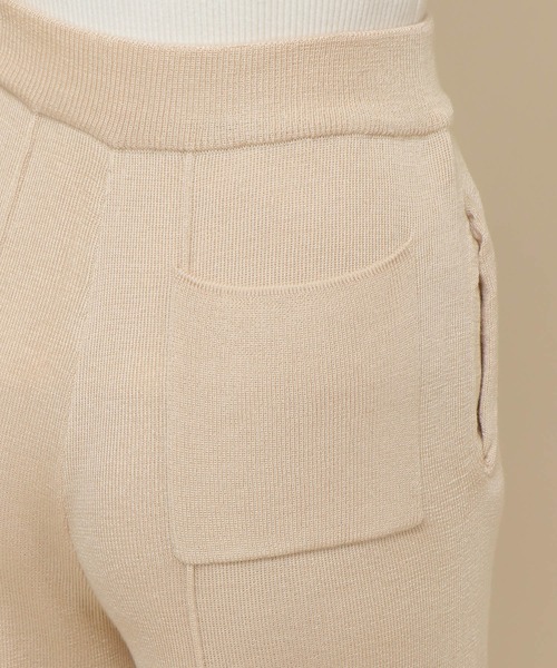 ikka（イッカ）の「スーパーアンチピリングニットパンツ（その他パンツ・レディース・グリーン系その他/ベージュ/ブラック・S/M）」の9枚目の写真