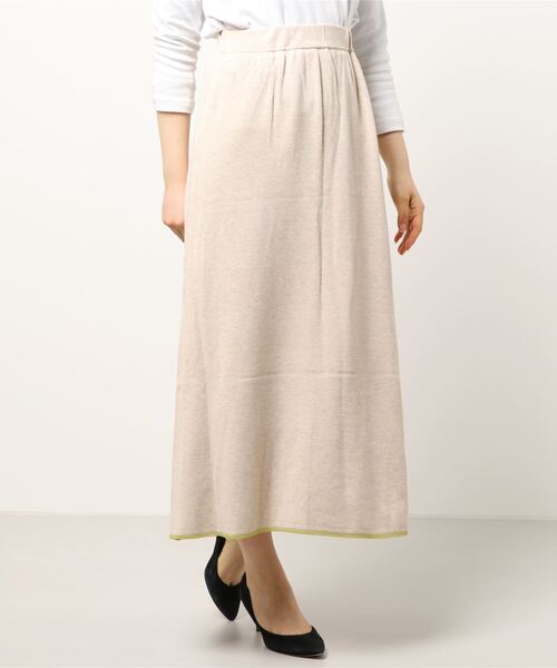 Q（キュー）の「マーメイドニットスカート（スカート・レディース・ホワイト/ライトグレー/ベージュ・MEDIUM）」の8枚目の写真