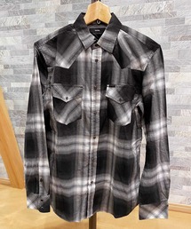 DIESEL | オンブレーチェック ウエスタンチェックシャツ 「S-EAST-LONG」(シャツ/ブラウス)