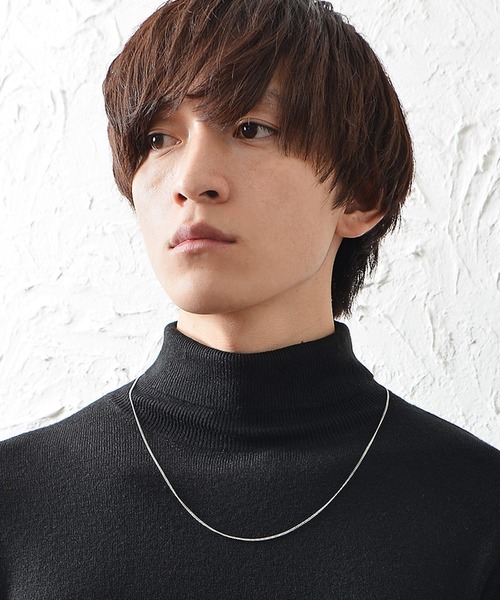 MinoriTY(マイノリティ)の「【MinoriTY】メンズ2mmスチールキヘイチェーンネックレス メンズ ユニセックス(ネックレス・メンズ・シルバー・FREE)」の1枚目の写真