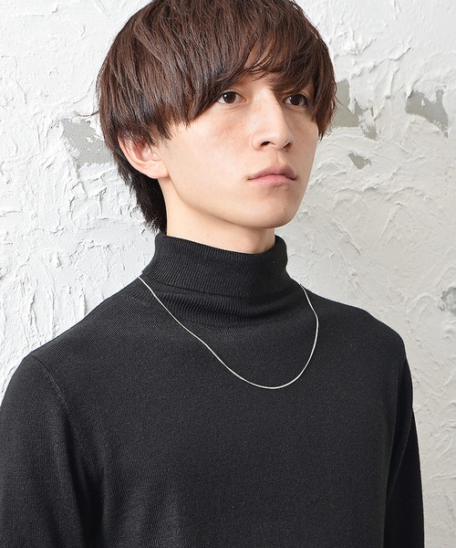 MinoriTY(マイノリティ)の「【MinoriTY】メンズ2mmスチールキヘイチェーンネックレス メンズ ユニセックス(ネックレス・メンズ・シルバー・FREE)」の2枚目の写真