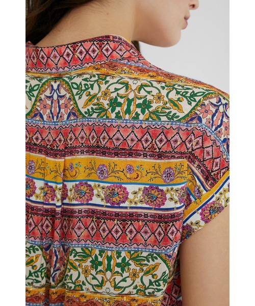 Desigual（デシグアル）の「シャツ半袖 YAEL（シャツ/ブラウス・レディース・レッド・M/L/SS/S/2L/3L）」の8枚目の写真