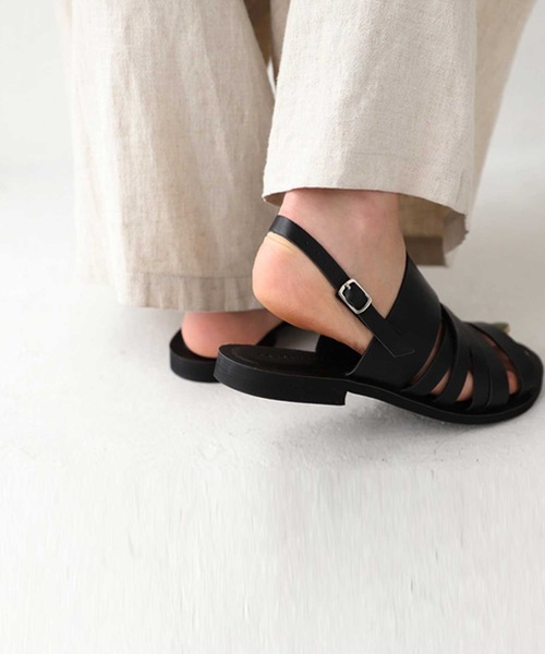 antiqua（アンティカ）の「ベルトサンダル（サンダル・レディース・ブラック/ブラウン・L/LL/M/S）」の8枚目の写真